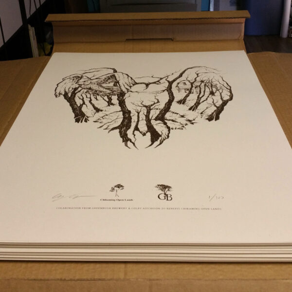 great horned owl poster